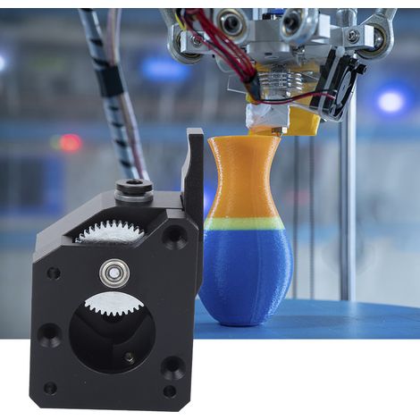 3D-Druckerzubehör mit Doppel-Extruder aus Aluminiumlegierung und 1 Montagesatz (1/5)