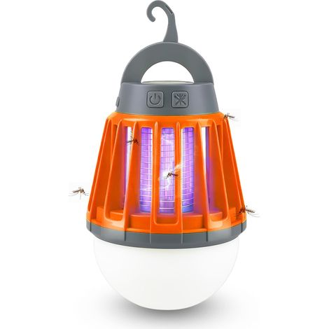 Lanterne de Camping de Lampe Anti Moustique, Lanterne Anti-moustiques IPX6 Étanche, Anti Insectes, Portable Lampe Camping LED Rechargeable USB pour Camping, Extérieur, Jardin, Tentes, Urgence (1/5)