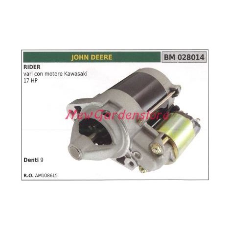 Motorino avviamento trattorino rasaerba rider con motore kwsk 17HP 028014