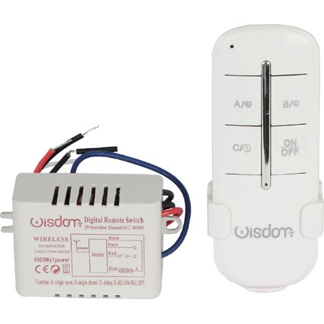 Centralina telecomando ad 1 canale per controllo luci wireless (1/3)