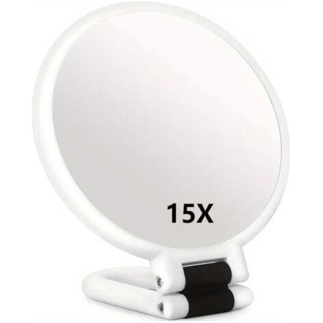 15-facher, flexibler Double-Face-Make-up-Spiegel, Teinté-Make-up-Spiegel, anpassbarer, an verschiedene Make-up-Details angepasster Miroir Double Face (1/5)