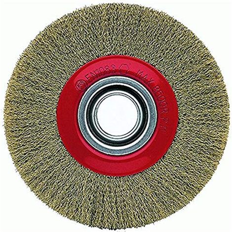 Spazzola circolare Bellota 50810-10016 Filo ondulato industriale in ottone