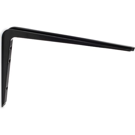 Escuadra para Estantería  Estilo Decorativo  Fabricado en Acero  Acabado en Negro  Medidas 25223320 mm  Sistema de Fijación Atornillado  1 Unidad -
