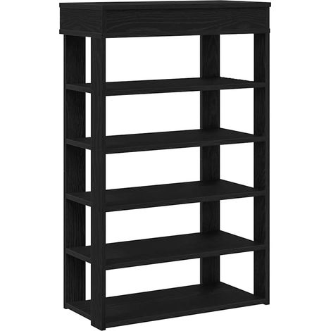 Maison Exclusive - Scarpiera Nera 60x30x98 cm in Legno Multistrato