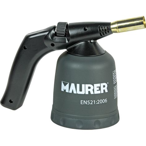 SALDATORE GAS per CARTUCCIA Accensione MANUALE MAURER con Porta cartuccia ABS