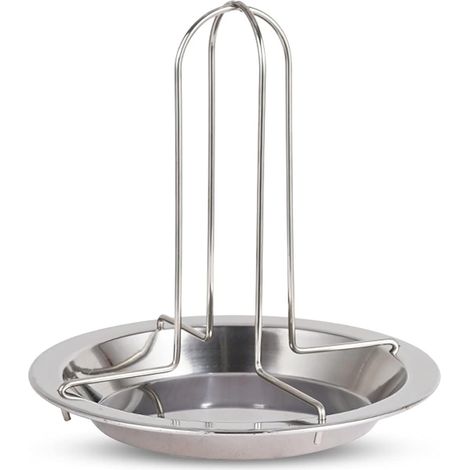 Hähnchenrost, Hähnchengrill für den Grill, antihaftbeschichtete Grillpfanne für Hähnchen und Pute, Bierdosen für den Grill im Freien