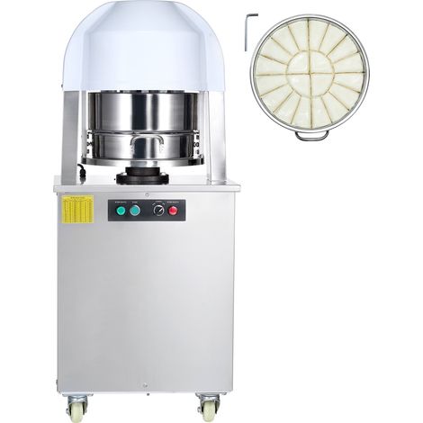 Mophorn Diviseuse-bouleuse électrique, 20 pièces automatiques, 2,12 oz - 9,17 oz, moteur en cuivre pur, plateau en acier inoxydable 304, pour boulangerie et restaurant