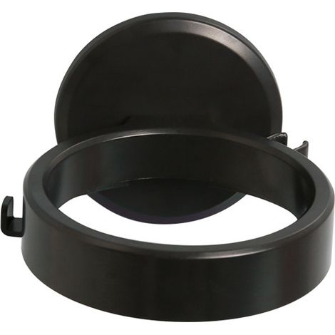 1 support pour sèche-cheveux, fixation adhésive sans perçage, compatible carrelage/verre/marbre, idéal salle de bain cuisine balcon (1/5)