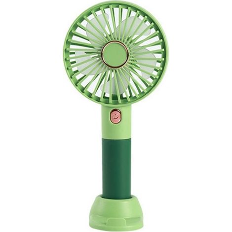 FGNS Handheld Fan, Portable Fan with Lithium Battery, USB Rechargeable Fan, Personal Fan with 3 Speeds for Office, Outdoors, School, Work, Camping, etc. (1/5)