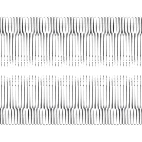 100 aiguilles à coudre domestiques en acier haute dureté, accessoires pour machines à coudre, type 12 (1/5)