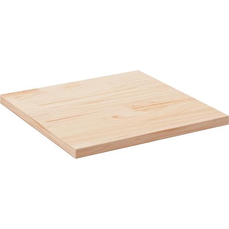 Tischplatte 70x70x2,5 cm Massivholz Kiefer Quadratisch