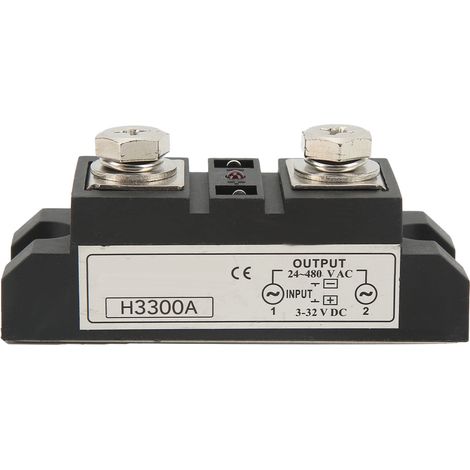 Industrielles SSR-Halbleiterrelais (DC/AC) mit LED-Anzeige, 3–32 V Eingang, 24–480 V Ausgang (1/5)