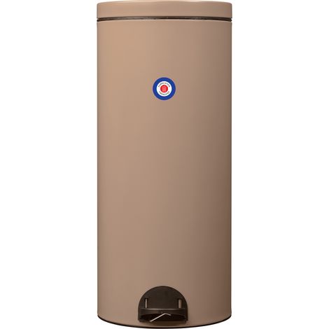 Rossignol – Poubelle de cuisine à pédale 30L – Corps en acier poudré – Seau amovible avec anse métal – Fabrication française