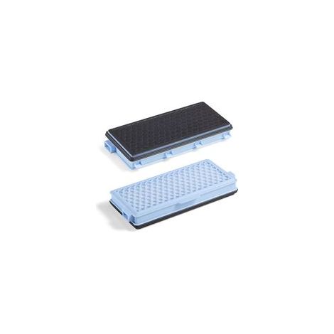 Filtres HEPA pour aspirateurs - Lot de 2 filtres à charbon actif compatibles avec le filtre SF-HA 50 pour le contrôle des odeurs des modèles des séries S8000 et C2 (1/5)