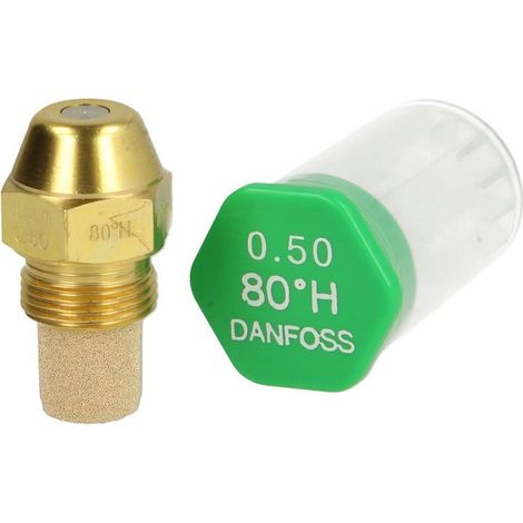 Danfoss Öldüse LE-H Hohlkegel 0,50 USgal/h, 80 Grad, m, Abschlußventil, 030H8708