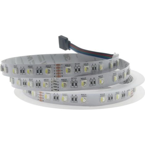 Tira Led 24V Dc Smd5050 Videny Ip20 Rgb+w(3000K) 60 Led/m - 5 Métros RGB+W - Ledme - LM2453 (1/3)