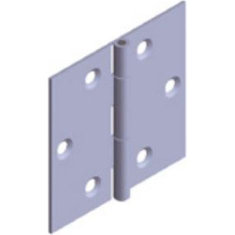 Charnière carrée MONIN Type 1002 60 x 60 mm Acier fraisé
