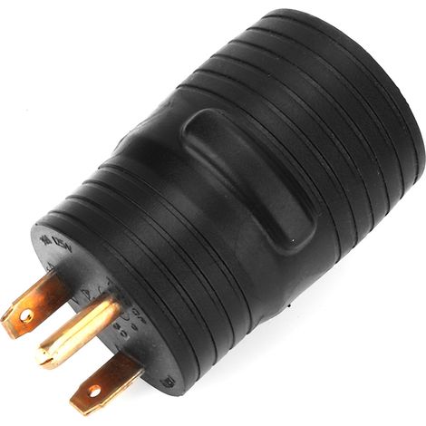 Adaptateur Prise Rv - 30 A Mâle vers 50 A Femelle - Pour Cordon Alimentation Camping-Car - 125 V - 1 Pièce (1/5)