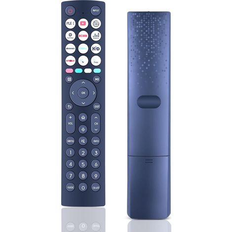 Télécommande de rechange pour téléviseurs Hisense Vidda UHD Smart 4K avec 12 touches de raccourci, aucune configuration requise (1/5)