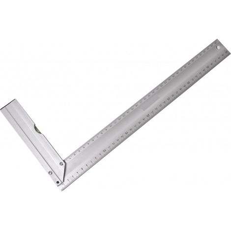 Equerre de menuisier 350 mm  avec bulle