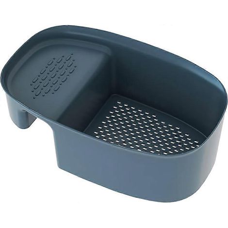 Passoire d'évier multifonction en forme de selle, panier égouttoir à mailles, passoire d'angle à placer au-dessus de l'évier pour les déchets de cuisine, les légumes et les fruits.