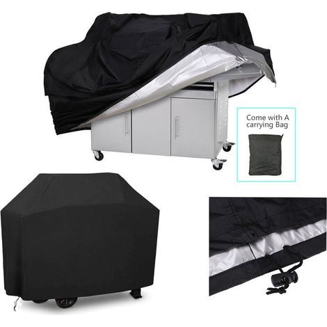 Housse de barbecue imperméable et résistante pour barbecue Weber, Brinkmann,XL,190X71X117CM (1/5)