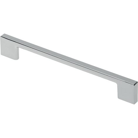 Poignée UZ-819. entraxe 160 mm. longueur 193 mm. chrome - SYNBIOZ (1/5)