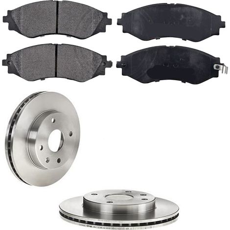 KIT FRENI ANTERIORI compatibile con CHEVROLET NUBIRA - DISCHI + PASTIGLIE OEM: FDB1905 / 17414 /SOSTITUZIONE DIRETTA/BASSA POLVERE/SILENZIOSO (1/5)