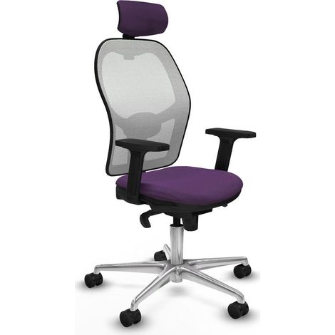 Piqueras y Crespo 2D086N2 Chaise de bureau violet confortable (1/3)