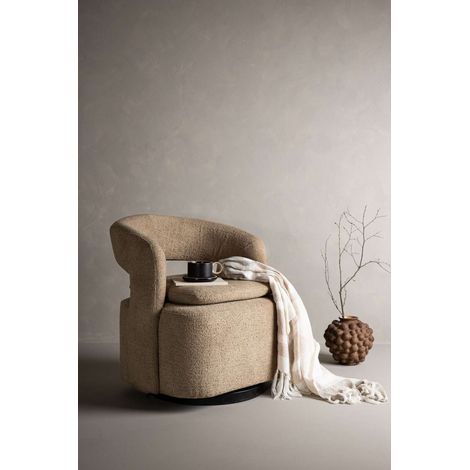 Laurel fauteuil marron. (1/5)