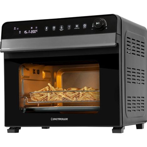 TRADE SHOP - Forno Ventilato Multifunzione 3in1 Funzioni Lievitazione Friggitrice Ad Aria 28lt 1600w - (1/2)