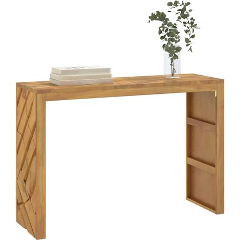 Konsolentisch 110x35x75 cm Massivholz Teak