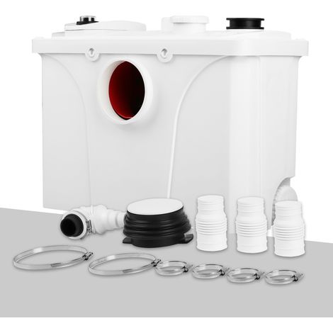 TolleTour Hebeanlage Fäkalienpumpe 700W Haushaltspumpe Schmutzwasserpumpe Fäkalienhebeanlage für WC, Waschbecken, Dusche (1/5)