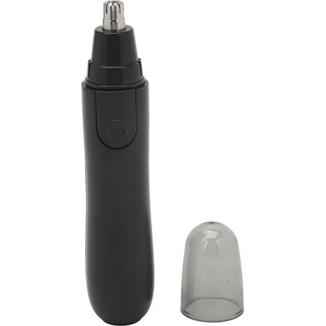 Tondeuse électrique pour poils du nez, lame rotative 360° amovible, coupe indolore, outil de rasage nasal rechargeable, précision et confort (1/5)