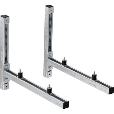 Supports de climatiseur fischer KSU S 500 avec patins anti-vibratiles