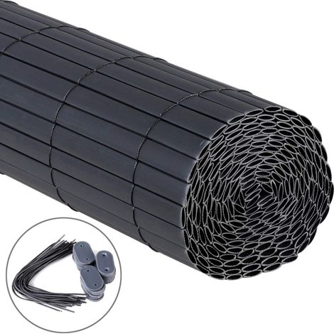 WOLTU Canniccio Frangivista Antivento Divisorio Decorativo Recinzione da Giardino PVC 160x500 cm