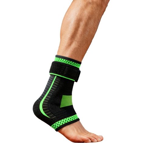Cette chevillère professionnelle, respirante et à haute pression offre chaleur et confort, et convient à une variété de sports.