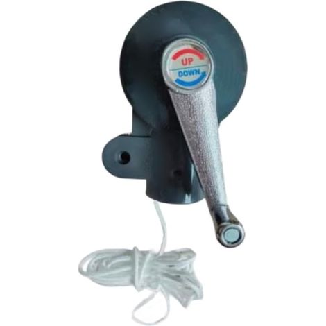 Poignée de rechange pour parasol de terrasse, accessoire de support de parasol d'extérieur en polyéthylène pour jardin, plage, terrasse, parasols de patio - Facile à soulever - Gris robuste (1/5)