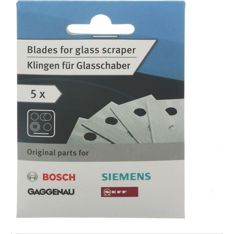 Schaberklinge 5er-Set für Bosch-Glaskeramikkochfeld