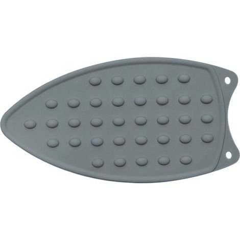 Tapis de repassage vapeur - 14 x 26,5 cm - Gris - Support de fer à repasser en silicone - Tapis pour table à repasser - Tapis portable (1/5)