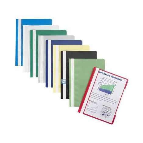 Favorit 100500008 cartellina con fermafoglio Polipropilene (PP) Blu