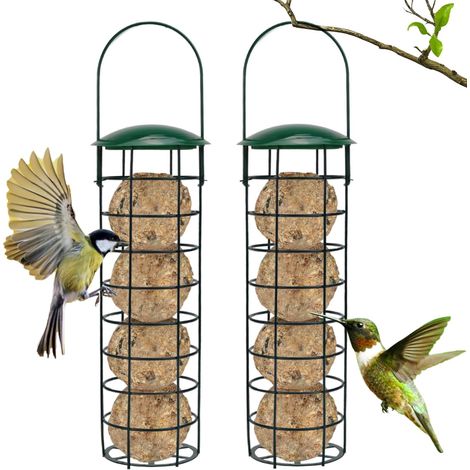 Mangeoire à Oiseaux 2 Pièces Mangeoire pour Oiseaux Bird Feeder (1/5)