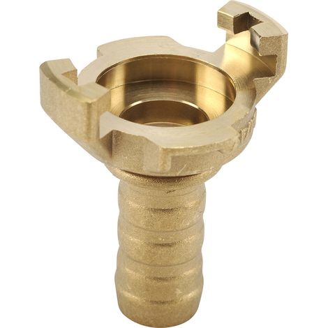 Raccord express laiton sans joint cannelé à collerette - Série 2285 Ø16
