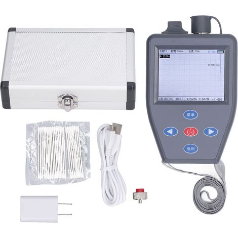 Compteur de Puissance Optique avec Localisateur de Pannes Visuel, Écran LCD, Testeur de Câble Fibre Optique OTDR, Alimentation 100-240V, Prise Américaine (1/5)