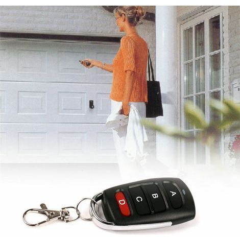 Telecommande Portail Garage 433 Mhz - Cloner Fixe pour Codes Préprogrammés - Compatible Portails Électriques et Portes de Garage - Lot de 1 (1/5)