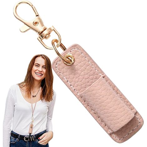 Clip tragbarer Stifthalter um den Hals Lederband Design