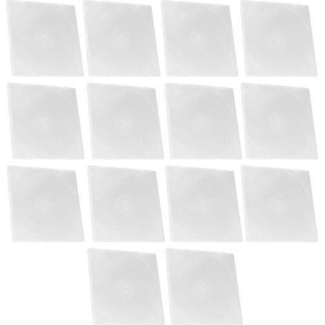 Boîtiers DVD transparents compatibles avec les CD, lot de 10 supports CD individuels en plastique (1/5)