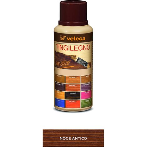 VELECA TIVAL COLOR TINGILEGNO COLORANTE LEGNO VARIE TINTE ML 250/1000 (21355V) NOCE ANTICO (21083),ML 1000 (1/6)
