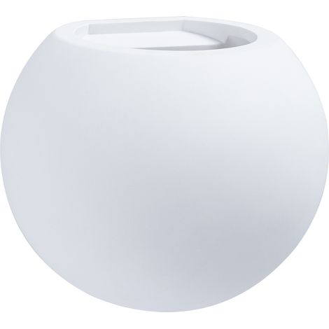 Paco Home Lampada Da Parete Interni Parete Corridoio Rotonda Luce Indiretta Up Down G9  Senza illuminante,  Gesso bianco