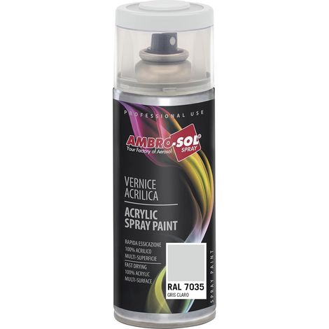 AMBRO-SOL PINTURA ACRILICA 7035 GRIS CLARO (SPRAY 400 ML.
